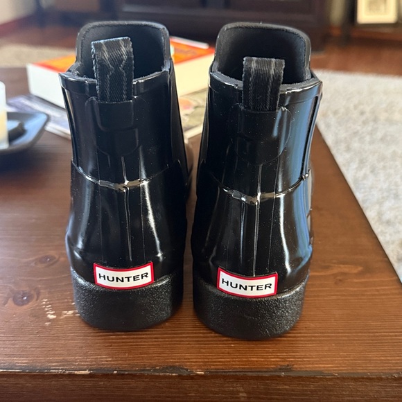 Hunter Black Glossy Winter & Rain Boots - Picture 3 of 7